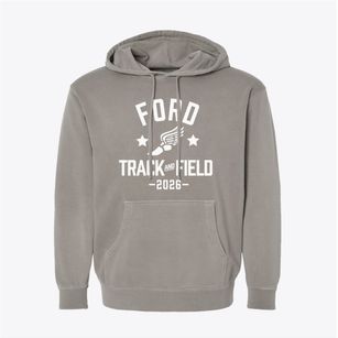 Ford Elementary School Track and Field Pigment-Dyed Hoodie