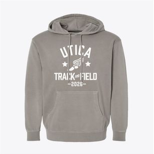 Utica School Track and Field Pigment-Dyed Hoodie
