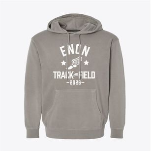 Enon Elementary School Track and Field Pigment-Dyed Hoodie