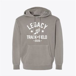Legacy Christian Academy Track and Field Pigment-Dyed Hoodie