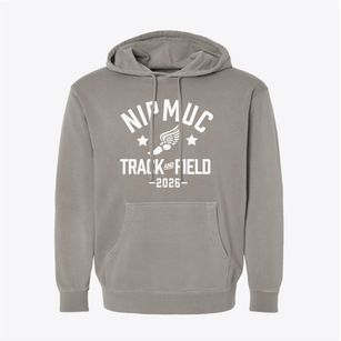 Nipmuc Regional High School Track and Field Pigment-Dyed Hoodie