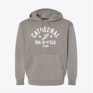 Cathedral High School Track and Field Pigment-Dyed Hoodie