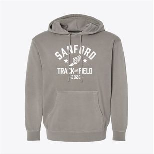 Sanford Elementary School Track and Field Pigment-Dyed Hoodie