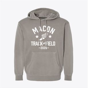 Macon Middle School Track and Field Pigment-Dyed Hoodie