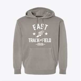 East Intermediate School Track and Field Pigment-Dyed Hoodie