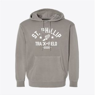 Saint Phillip The Apostle School Track and Field Pigment-Dyed Hoodie