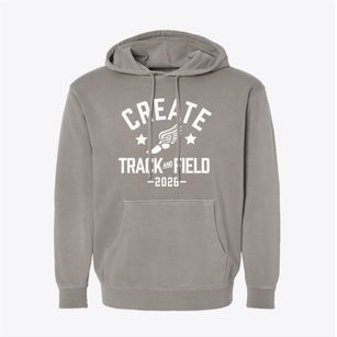 Create Charter High School Track and Field Pigment-Dyed Hoodie