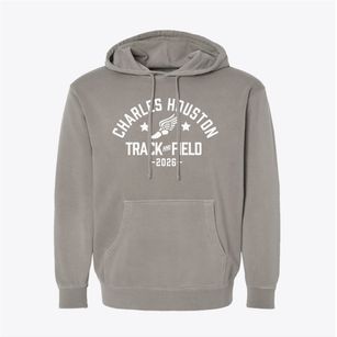 Ps 332 Charles Houston Track and Field Pigment-Dyed Hoodie