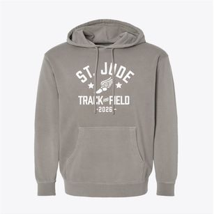 Saint Jude School Track and Field Pigment-Dyed Hoodie