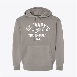 Saint Mary's School Track and Field Pigment-Dyed Hoodie