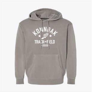 Konnoak Elementary School Track and Field Pigment-Dyed Hoodie