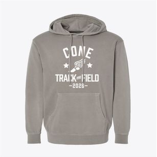 Cone Elementary School Track and Field Pigment-Dyed Hoodie