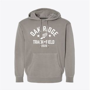 Oak Ridge Elementary School Track and Field Pigment-Dyed Hoodie