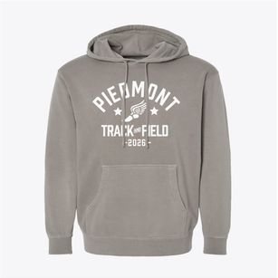 Piedmont School Track and Field Pigment-Dyed Hoodie