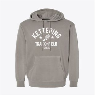 Kettering Elementary School Track and Field Pigment-Dyed Hoodie