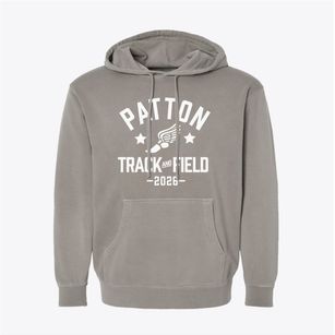 Patton School Track and Field Pigment-Dyed Hoodie
