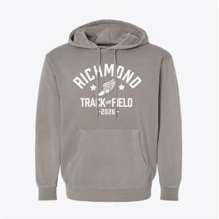 Richmond Elementary School Track and Field Pigment-Dyed Hoodie