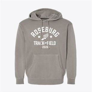 Roseburg Junior Academy Track and Field Pigment-Dyed Hoodie