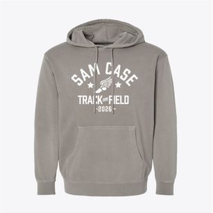 Sam Case Elementary School Track and Field Pigment-Dyed Hoodie