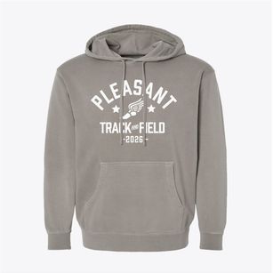 Pleasant View Sda School Track and Field Pigment-Dyed Hoodie
