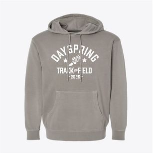 Dayspring Christian Academy Track and Field Pigment-Dyed Hoodie
