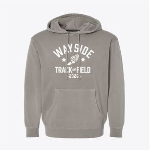 Wayside Christian School Track and Field Pigment-Dyed Hoodie