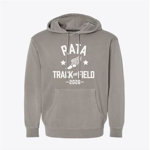 Rata High School Track and Field Pigment-Dyed Hoodie