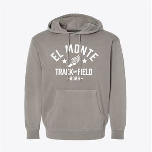 El Monte Christian Academy Track and Field Pigment-Dyed Hoodie