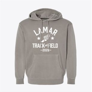 Lamar Elementary School Track and Field Pigment-Dyed Hoodie