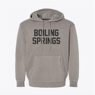Boiling Springs North Carolina Classic Block Pigment-Dyed Hoodie