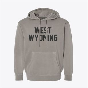 West Wyoming Pennsylvania Classic Block Pigment-Dyed Hoodie