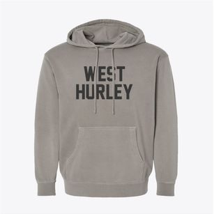 West Hurley New York Classic Block Pigment-Dyed Hoodie