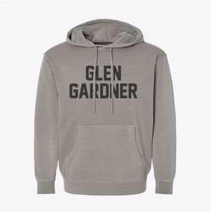 Glen Gardner New Jersey Classic Block Pigment-Dyed Hoodie