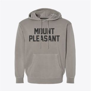 Mount Pleasant North Carolina Classic Block Pigment-Dyed Hoodie