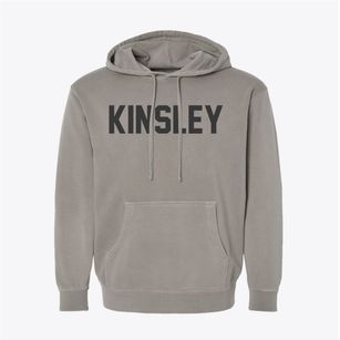 Kinsley Kansas Classic Block Pigment-Dyed Hoodie