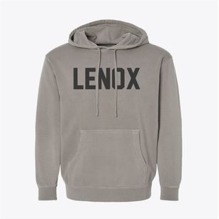 Lenox Iowa Classic Block Pigment-Dyed Hoodie