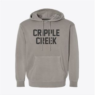 Cripple Creek Colorado Classic Block Pigment-Dyed Hoodie