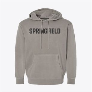 Springfield Illinois Classic Block Pigment-Dyed Hoodie