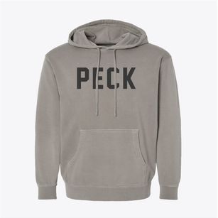 Peck Michigan Classic Block Pigment-Dyed Hoodie