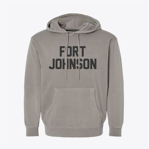 Fort Johnson New York Classic Block Pigment-Dyed Hoodie