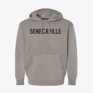 Senecaville Ohio Classic Block Pigment-Dyed Hoodie