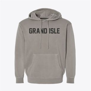 Grand Isle Maine Classic Block Pigment-Dyed Hoodie