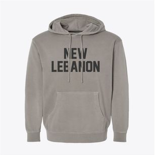 New Lebanon Pennsylvania Classic Block Pigment-Dyed Hoodie