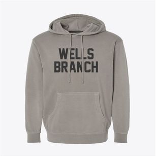 Wells Branch Texas Classic Block Pigment-Dyed Hoodie
