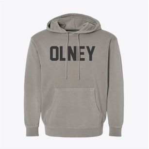 Olney Illinois Classic Block Pigment-Dyed Hoodie