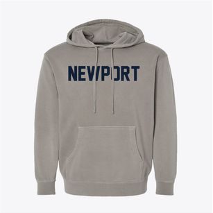 Newport New Hampshire Classic Block Pigment-Dyed Hoodie
