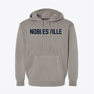 Noblesville Indiana Classic Block Pigment-Dyed Hoodie