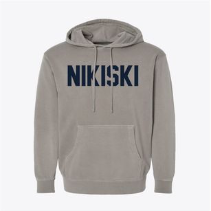 Nikiski Alaska Classic Block Pigment-Dyed Hoodie