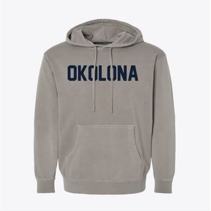 Okolona Mississippi Classic Block Pigment-Dyed Hoodie
