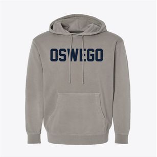 Oswego Illinois Classic Block Pigment-Dyed Hoodie